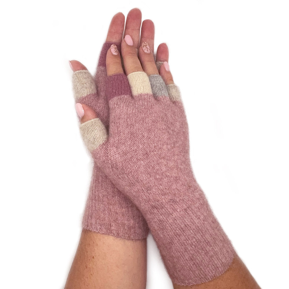 Multicoloured Fingerless Gloves