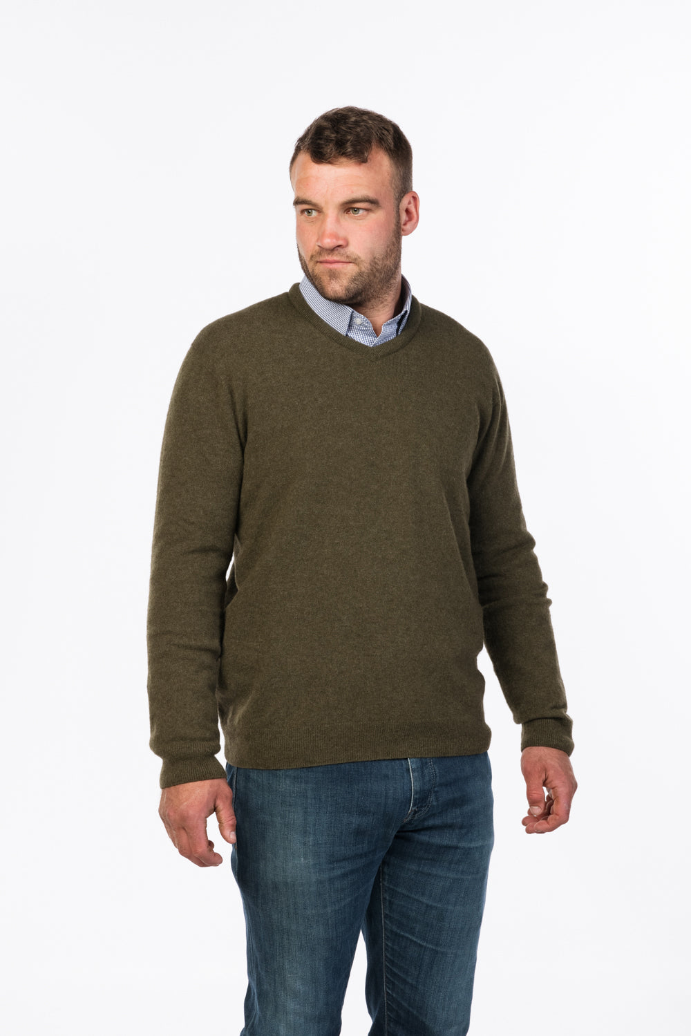 Men's Vee Neck Jumper