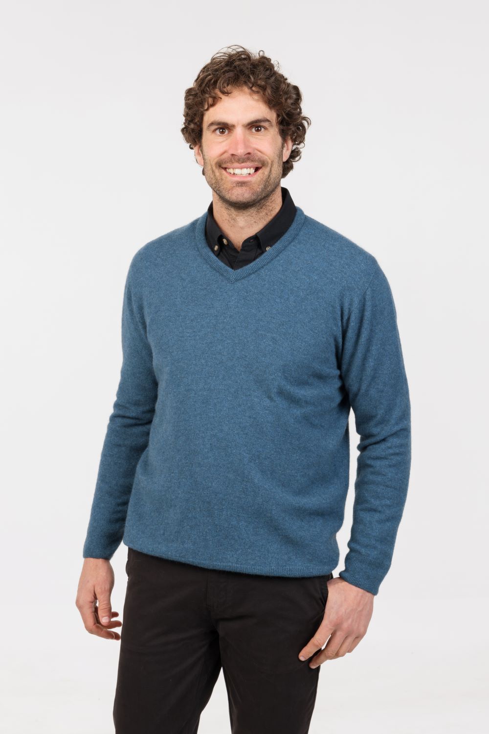 Men's Vee Neck Jumper