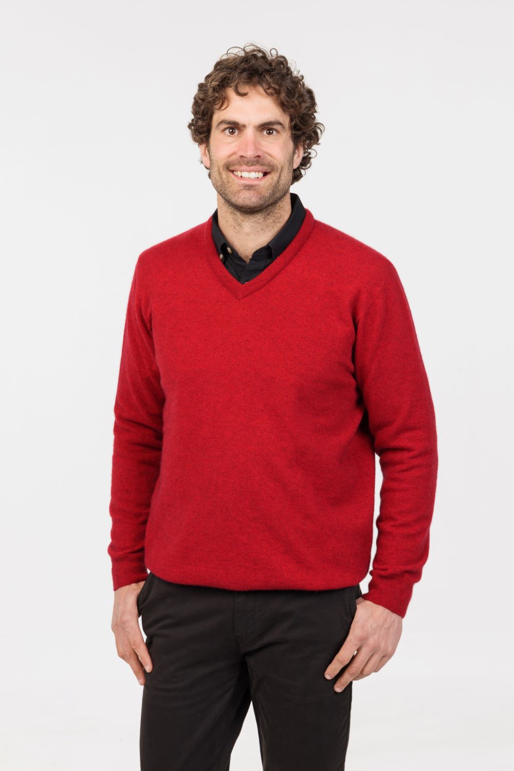 Men's Vee Neck Jumper