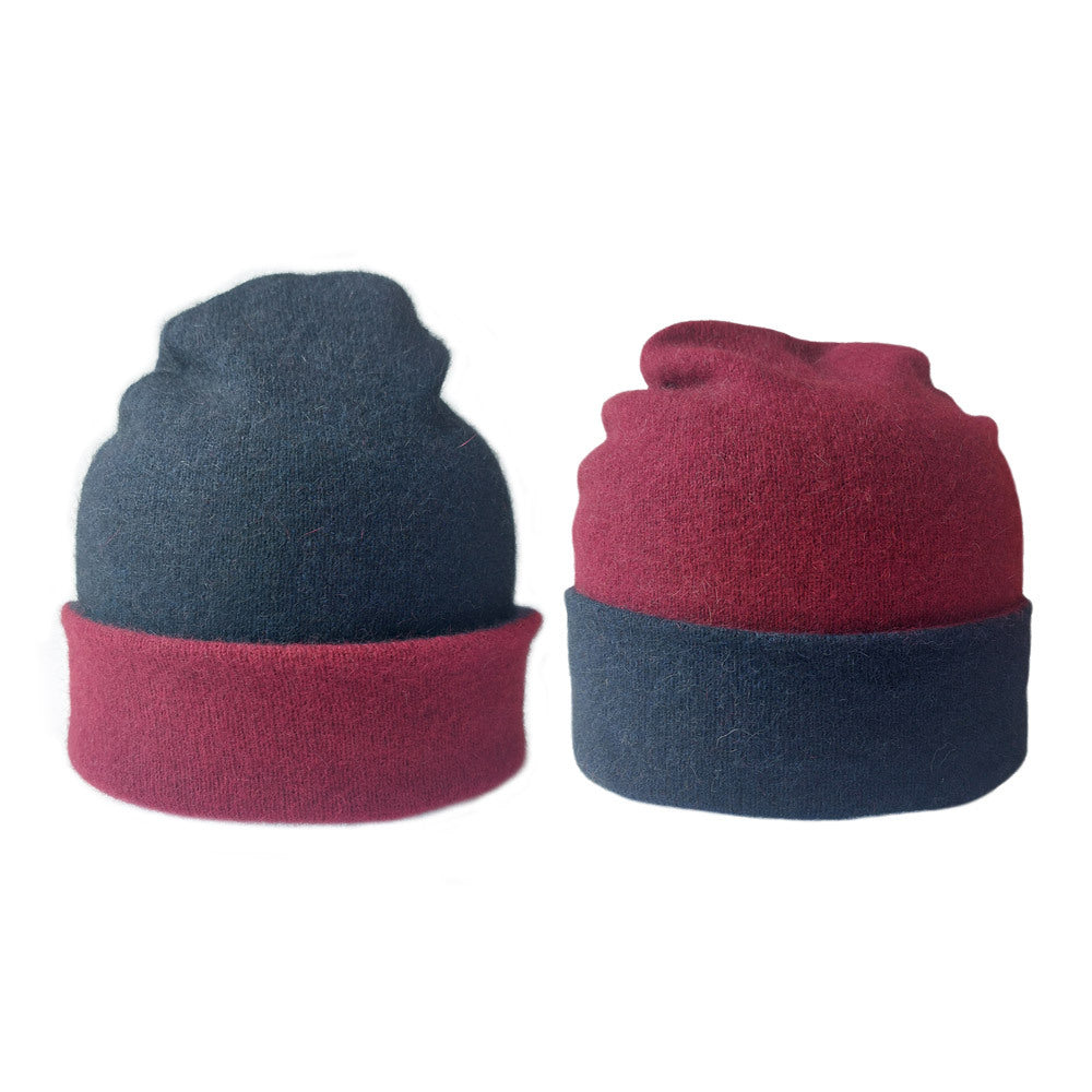 Reversible Beanie Hat | Possum Merino Silk | Made in NZ – Hello