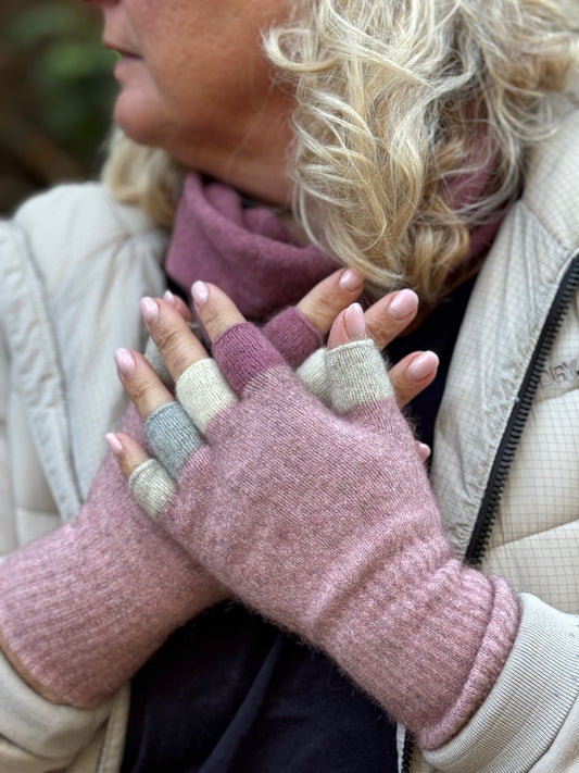 Multicoloured Fingerless Gloves