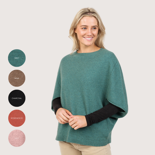 Split Sleeve Poncho