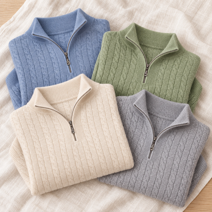 AI-generated lifestyle flatlay of NB900 in Crystal, Pistachio, Natural, Dove, folded and overlapping on linen