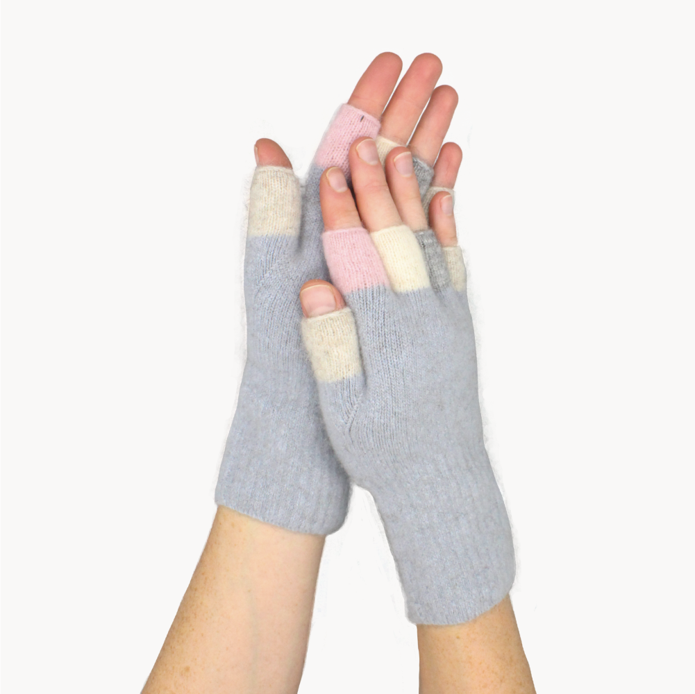 Multicoloured Fingerless Gloves